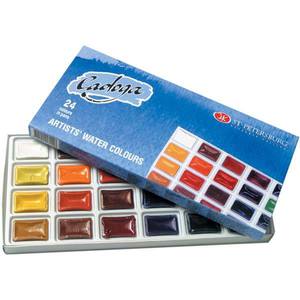 Набор акварели Ладога 24 цвета в картонной упаковке